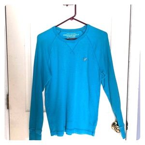 American Eagle Medium Teal Long Sleeve